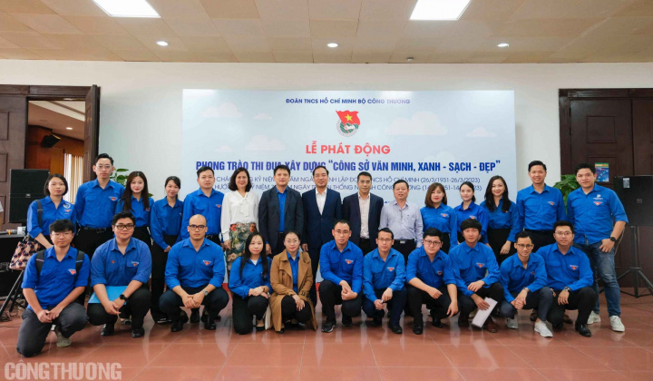 Đoàn Thanh niên Bộ Công Thương phát động phong trào thi đua xây dựng “Công sở văn minh, xanh - sạch - đẹp”