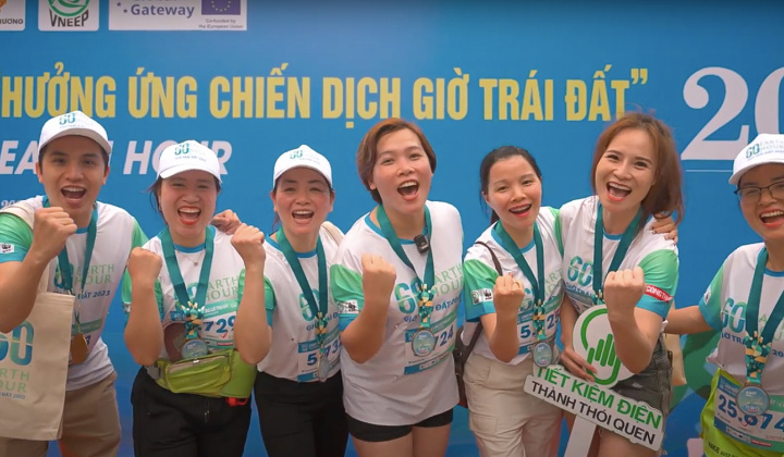 Cảm xúc của các vận động viên sau Giải chạy hưởng ứng Chiến dịch Giờ Trái đất 2023