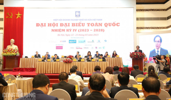 Hơn 400 đại biểu tham dự Đại hội Đại biểu toàn quốc Hiệp hội Doanh nghiệp nhỏ và vừa Việt Nam lần thứ IV