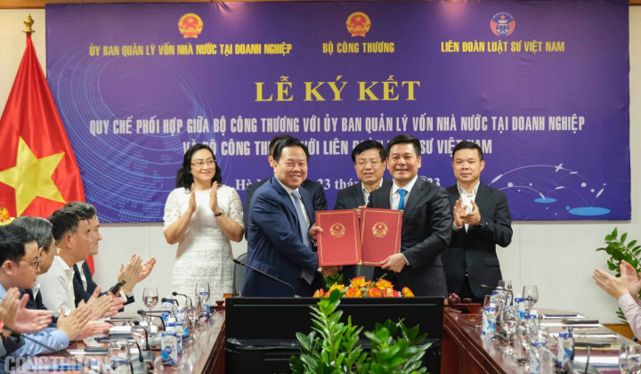 Bộ Công Thương ký kết quy chế phối hợp với Ủy ban Quản lý vốn nhà nước tại doanh nghiệp và Liên đoàn Luật sư Việt Nam