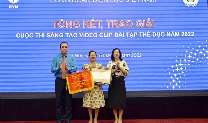 Nhiệt điện Hải Phòng: Đạt giải nhất cuộc thi sáng tạo Video Clip “Bài tập thể dục”