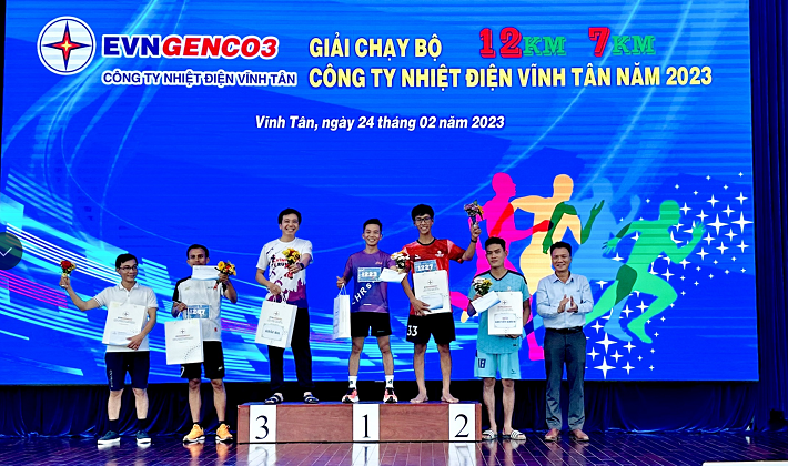 Nhiệt điện Vĩnh Tân tổ chức giải chạy bộ “Tiếp năng lượng cho hoạt động sản xuất”