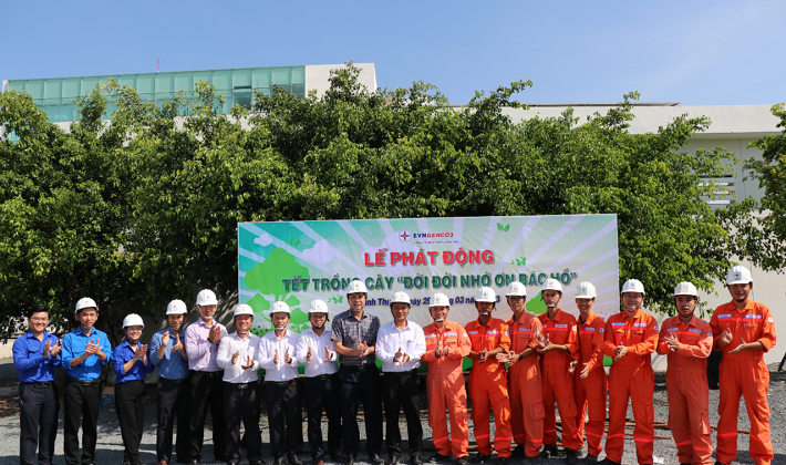 Công ty Nhiệt điện Vĩnh Tân: Phát động phong trào “Tết trồng cây năm 2023”