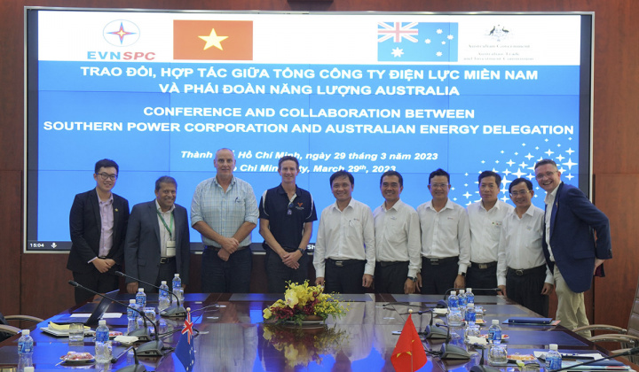 EVNSPC trao đổi hợp tác năng lượng với các doanh nghiệp Australia