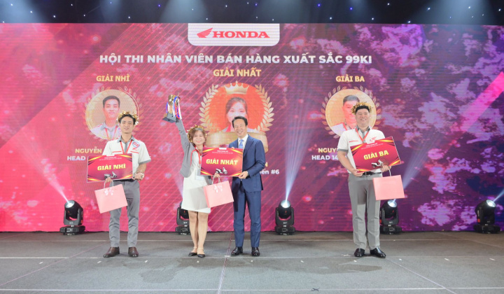 Honda Việt Nam: Chung kết Hội thi "Nhân viên bán hàng xuất sắc 99Ki"