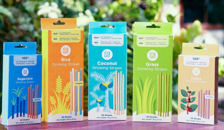 Ống hút thiên nhiên Made-in-Vietnam "xuyên biên giới"