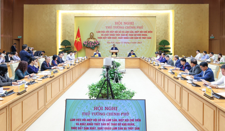 Kịp thời tháo gỡ khó khăn cho doanh nghiệp, thúc đẩy xuất khẩu thủy sản, lâm sản