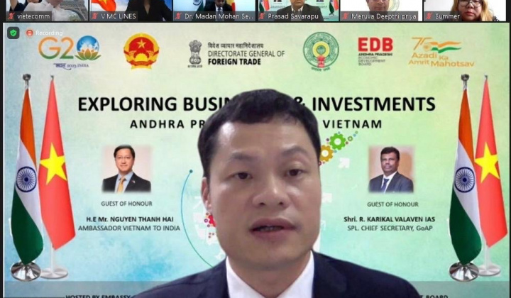 Việt Nam và bang Andhra Pradesh (Ấn Độ) thúc đẩy hợp tác