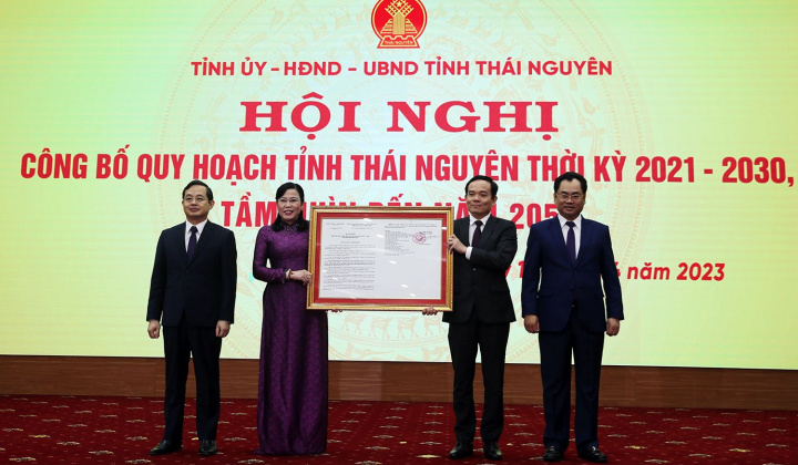 Công bố Quy hoạch tỉnh Thái Nguyên thời kỳ 2021-2030, tầm nhìn đến năm 2050