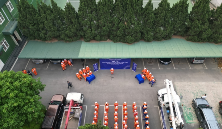 PC Sơn La: Diễn tập phòng chống thiên tai và tìm kiếm cứu nạn năm 2023