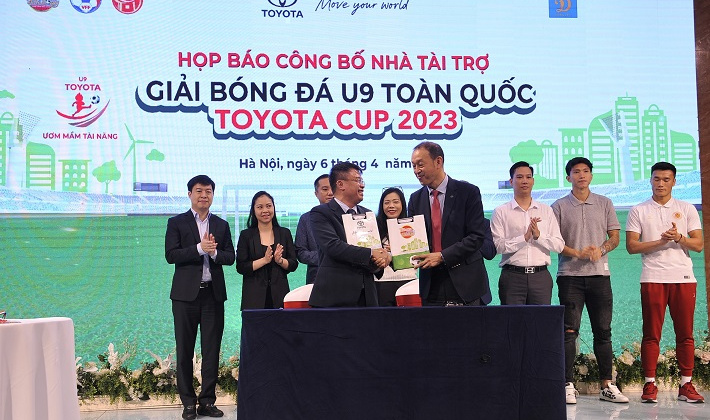 Giải bóng đá U9 toàn quốc Toyota Cup 2023 khởi động