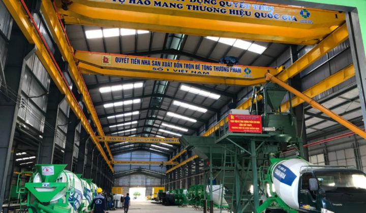 Khuyến công và câu chuyện về chủ xưởng máy trộn bê tông thức thời