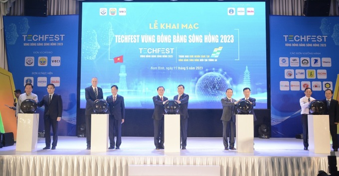 Chính thức khai mạc Techfest vùng đồng bằng sông Hồng 2023