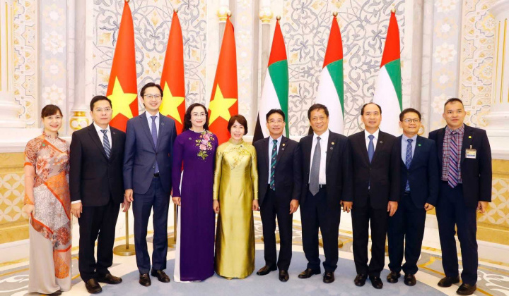 Thứ trưởng Phan Thị Thắng tháp tùng Phó Chủ tịch nước Võ Thị Ánh Xuân thăm và làm việc tại UAE và Qatar