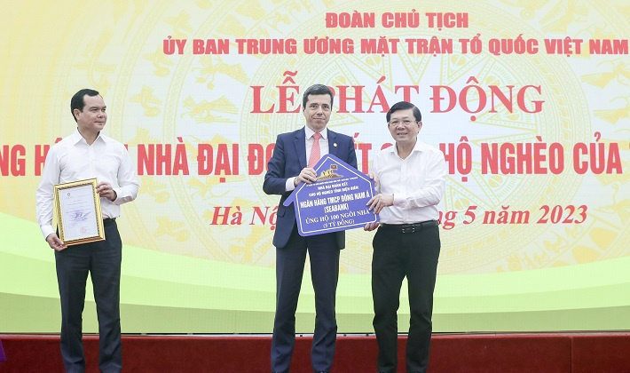 SeABank ủng hộ 100 nhà Đại đoàn kết tổng trị giá 5 tỷ đồng cho hộ nghèo tỉnh Điện Biên