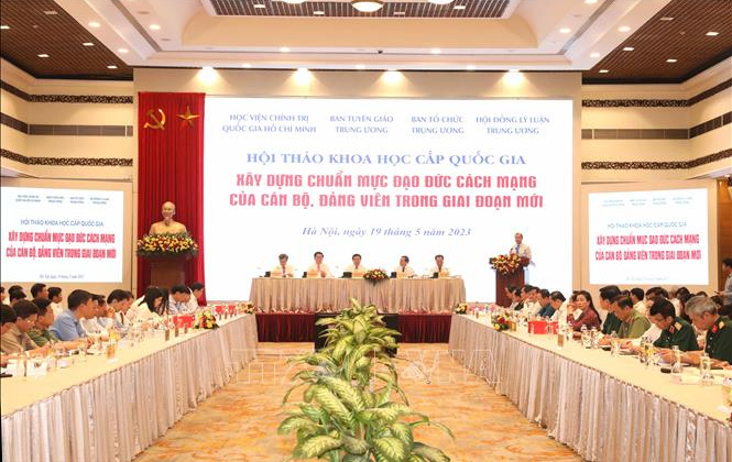 Xây dựng chuẩn mực đạo đức cách mạng của cán bộ, đảng viên trong giai đoạn mới