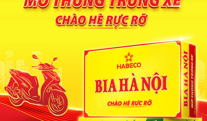 Bia Hà Nội: Mở thùng trúng xe - Chào hè rực rỡ