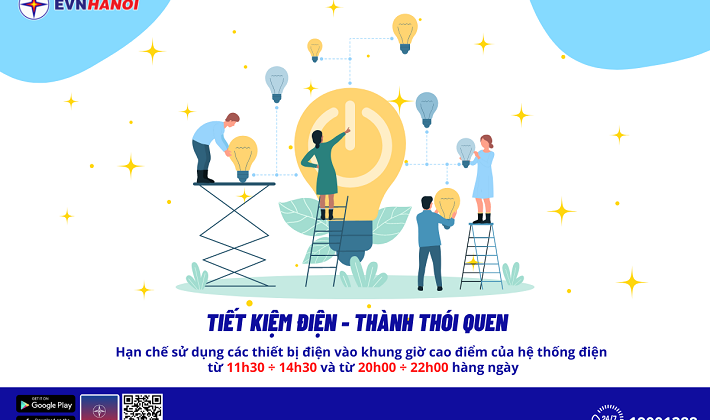 Chủ động kiểm soát điện năng tiêu thụ của gia đình với App EVNHANOI
