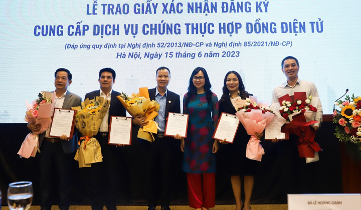 Cấp phép thêm 5 doanh nghiệp đủ điều kiện cung cấp dịch vụ chứng thực hợp đồng điện tử