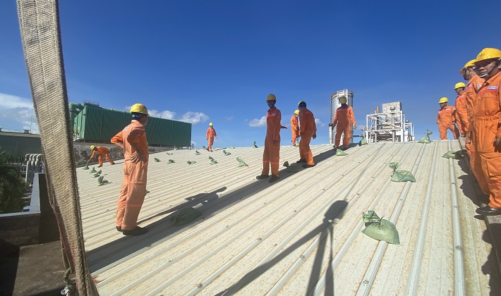 Nhiệt điện Bà Rịa diễn tập, sẵn sàng trong công tác phòng cháy chữa cháy