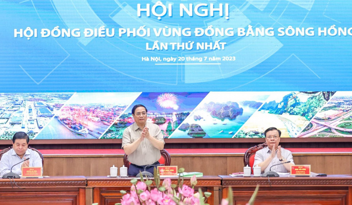 Thủ tướng chủ trì Hội nghị Hội đồng điều phối vùng đồng bằng sông Hồng