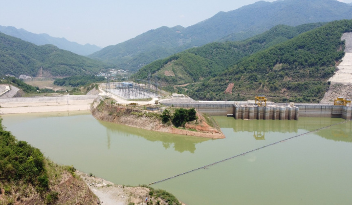 Mực nước hồ thủy điện ngày 25/7: Hồ Trung Sơn ngày càng giảm xa mực nước chết