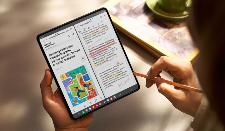 Samsung Galaxy Z Fold 5 là mẫu điện thoại thứ 3 sở hữu camera ẩn dưới màn hình