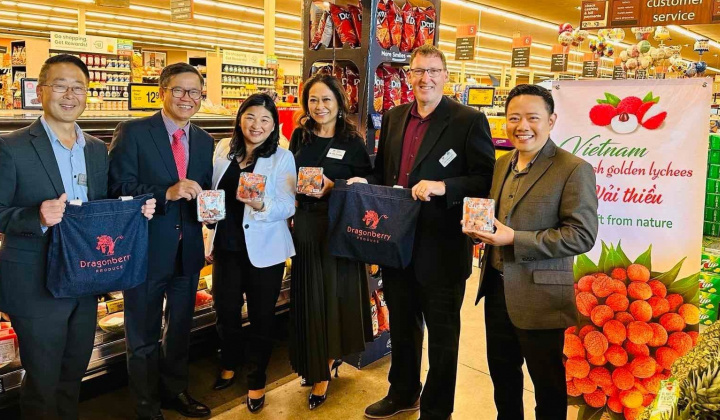 Vải tươi Việt Nam thâm nhập thị trường Hoa Kỳ, giá rẻ hơn vải Trung Quốc, Mexico