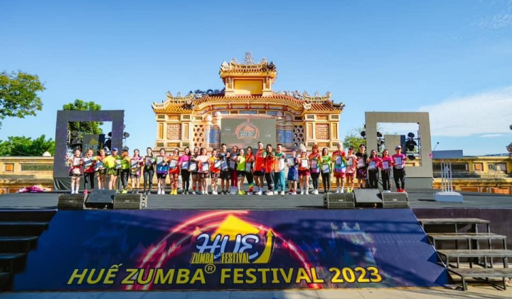 Đã mắt với hình ảnh đẹp từ Lễ hội Huế - Zumba® Festival 2023