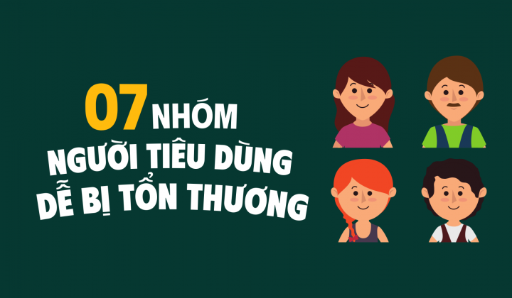 [INFOGRAPHIC] 7 nhóm người tiêu dùng dễ bị tổn thương