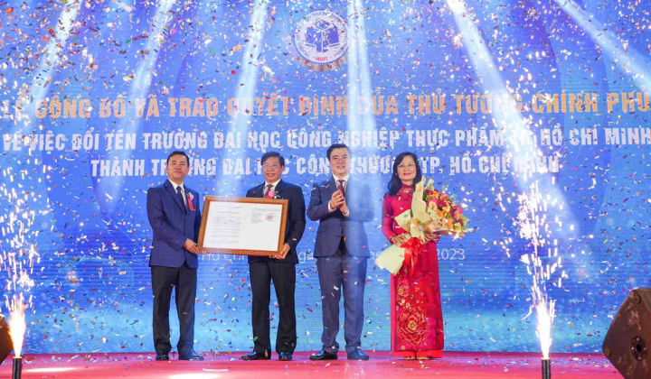 Chính thức đổi tên trường Đại học Công nghiệp Thực phẩm TP.HCM thành trường Đại học Công Thương TP.HCM