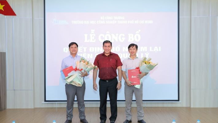 IUH: Công bố Quyết định bổ nhiệm và Quyết định bổ nhiệm lại viên chức Quản lý