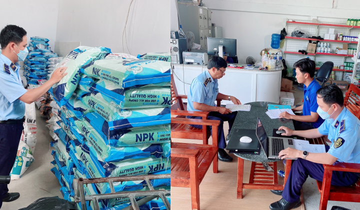 Đồng Tháp: Phát hiện 4,5 tấn phân bón vi phạm về nhãn hàng hóa