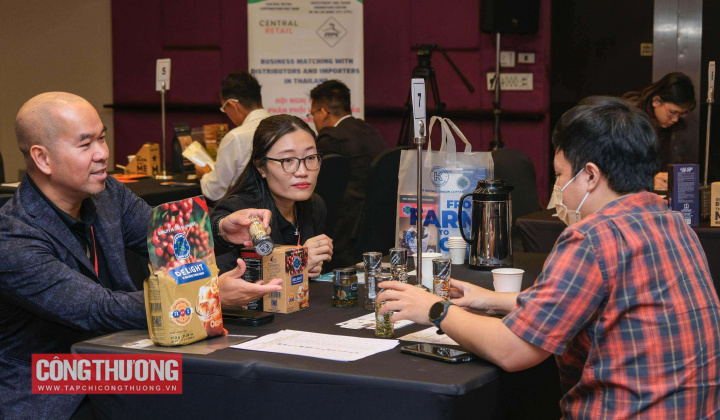 Gần 100 doanh nghiệp Việt kết nối đưa sản phẩm vào hệ thống phân phối Thái Lan