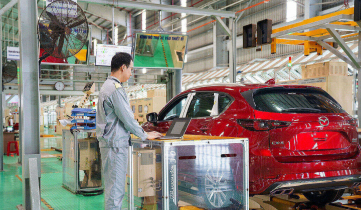 Nhà máy THACO MAZDA: 238 sáng kiến, cải tiến giúp tiết kiệm 1,9 tỷ đồng