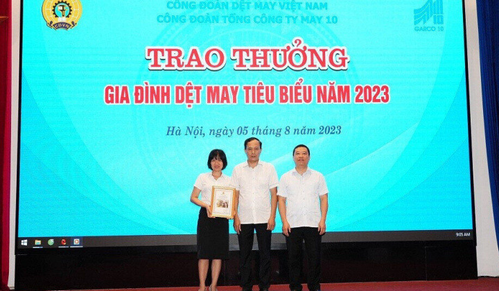 Gia đình Dệt May tiêu biểu của Xí nghiệp Sơ mi Hà Nội