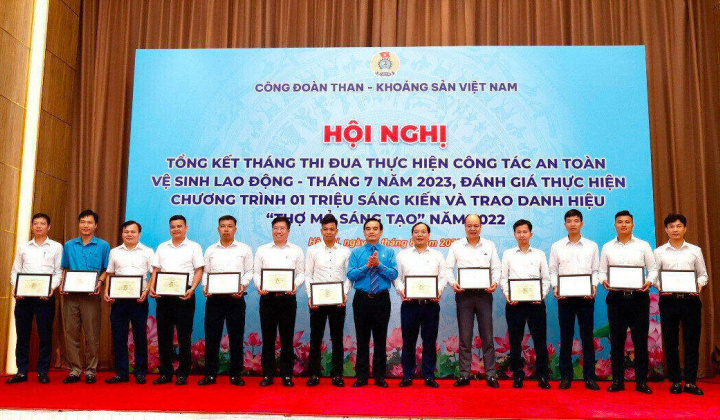 Than Thống Nhất: 8 cá nhân đạt danh hiệu “Thợ mỏ sáng tạo” của Công đoàn TKV