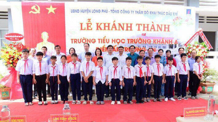 PVEP khánh thành điểm lẻ trường Tiểu học Trường Khánh A