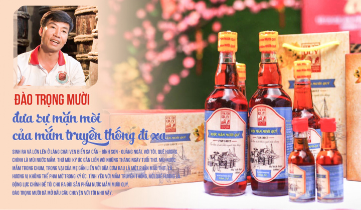 Đào Trọng Mười đưa sự mặn mòi của mắm truyền thống đi xa
