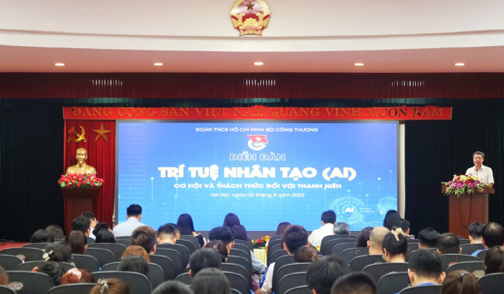 [TIN ẢNH] Diễn đàn “Trí tuệ nhân tạo (AI) - Cơ hội và thách thức đối với thanh niên”