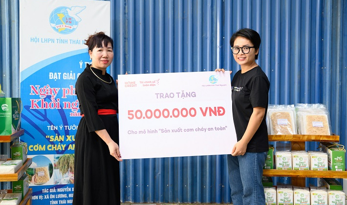 Home Credit: Hỗ trợ hàng trăm phụ nữ tiếp cận nguồn vốn, kiến thức tài chính