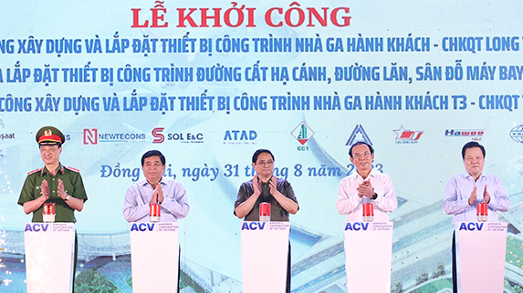 Khởi công 3 hạng mục quan trọng nhất dự án sân bay Long Thành và sân bay Tân Sơn Nhất
