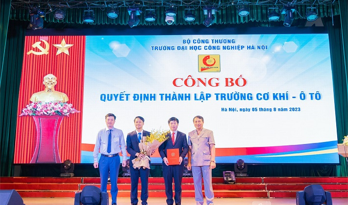 Trường Đại học Công nghiệp Hà Nội thành lập Trường Cơ khí Ô tô