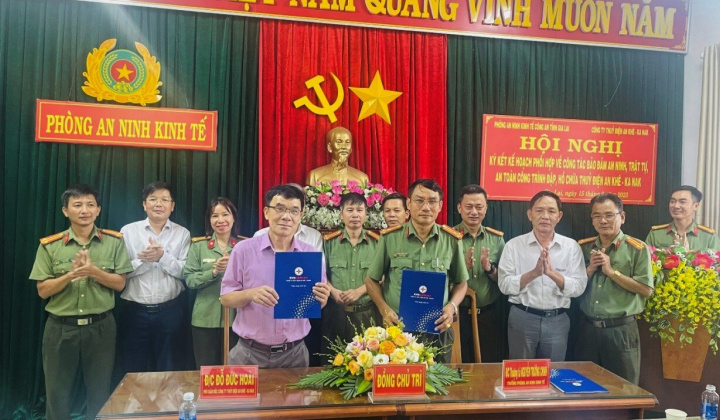 Thủy điện An Khê – Ka Nak ký kết tăng cường đảm bảo an ninh, an toàn hồ đập