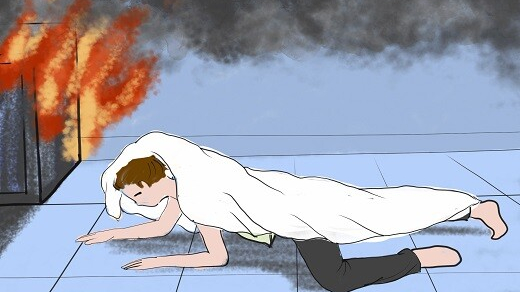 Tự cứu mình khỏi ngạt khói bằng những vật dụng sẵn có trong nhà