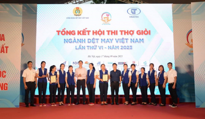 Hội thi thợ giỏi ngành Dệt may lần thứ VI chính thức khép lại