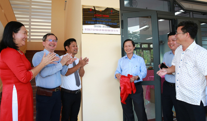 Công ty BSR khánh thành, bàn giao trường Tiểu học số 2 Châu Ổ