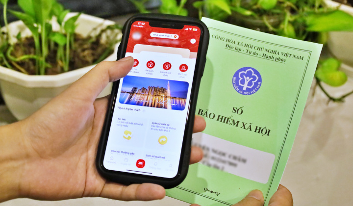Tích hợp sổ bảo hiểm xã hội trên ứng dụng VNeID