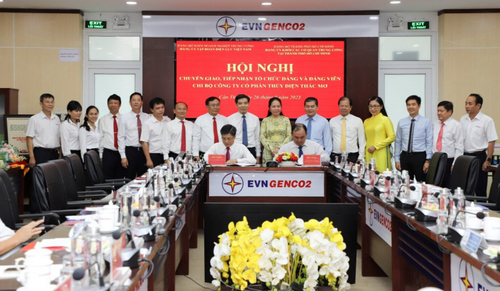 Đảng bộ EVNGENCO2 hoàn tất tiếp nhận thêm cơ sở Đảng thành viên