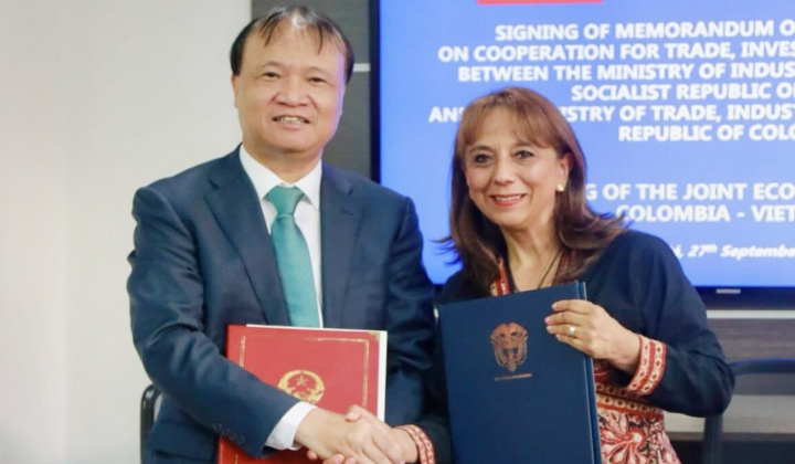 Việt Nam - Colombia: Nâng kim ngạch thương mại song phương lên 1 tỷ USD trong ba năm tới